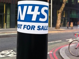 NHS for sale sign