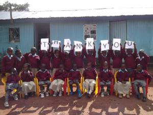 The kids from Maturatara School say thanks