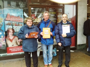 38 degree campaigners out in Eastbourne
