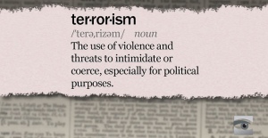 Image showing the dictionary definition of terrorsim