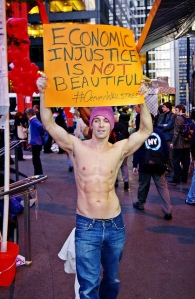 Image of Occupy protester